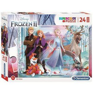 Clementoni Legpuzzel Super Color Maxi Frozen II, 24st.