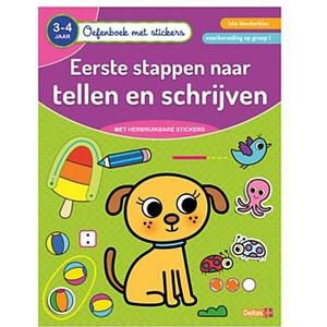 Oefenboek met Stickers - Tellen en Schrijven (3-4 jaar)