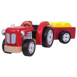 Tidlo Houten Tractor met Trailer