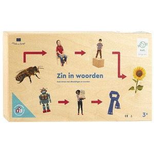 Rolf Originals - Zin in Woorden Taalspel in Houten Box