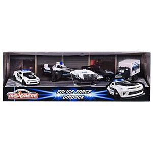 Majorette Police Force Auto's Giftpack, 4st.