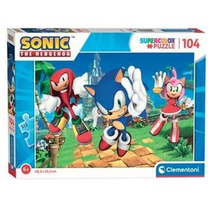 Puzzel Sonic The Hedgehog (104 Stukjes) - Clementoni