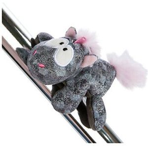 Nici Magnici Pluchen Knuffel Eenhoorn Diamond Dust met Magneet, 12cm