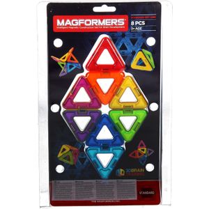 Magformers Triangle Standard Set Line - 8 Onderdelen - Magnetische Bouwset