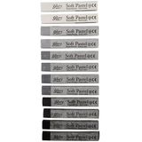 Gallery Soft Pastel Set Zwart/Wit Harmonie, 12st.