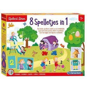 Clementoni Spelend Leren - 8 spelletjes in 1 - Educatief Speelgoed - Kleuter Speelgoed - 3-5 jaar