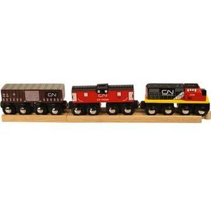 Bigjigs Houten CN Trein,5dlg