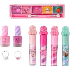 Create it! - Candy Make-up Set - 4 Lipglosses - 2 Nagellakken - 6 Oogschaduws - 2 Ringen