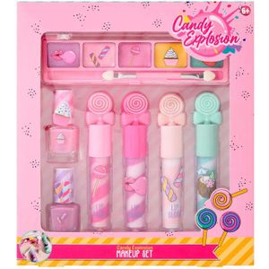 Create it! - Candy Make-up Set - 4 Lipglosses - 2 Nagellakken - 6 Oogschaduws - 2 Ringen