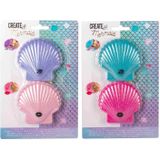 Create It! - Mermaid Lip en Oog Make-up - Blauw Roze Paars - Hydraterende Lippenbalsem en Oogschaduw