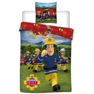 Brandweerman Sam Dekbedovertrek Crew - 140 X 200 cm - Polyester