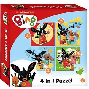 Bing 4-in-1 Puzzel (4-16 Stukjes)