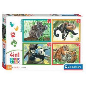 Clementoni Legpuzzel 4in1 Baby Cuddles