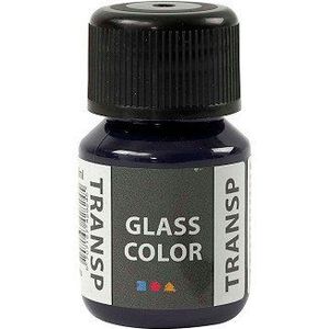Glass Color Transparante Verf - Marine Blauw, 30ml