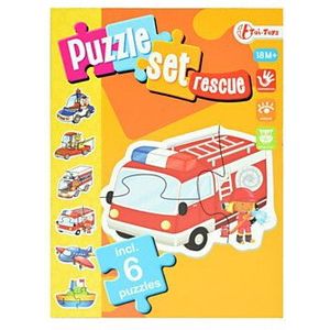 Hulpdiensten Puzzelset (6 stukjes) - Toi-Toys
