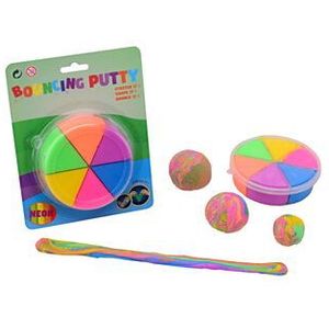 Bouncing Putty 6 Neon-kleuren