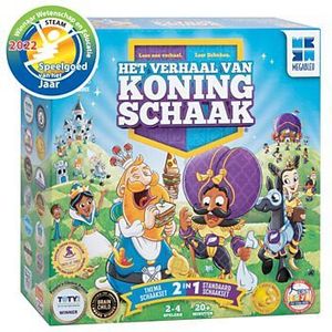 Leer schaken met Het Verhaal van Koning Schaak - Megableu | Geschikt voor kinderen vanaf 3 jaar