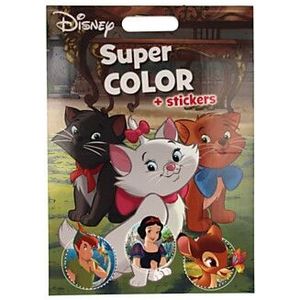 Walt Disney Super Color Kleurboek Filmstars