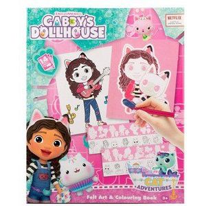 Gabby's Dollhouse Viltkunst & Kleurboek