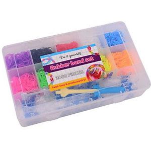 Loom Bandjes Set in Opbergdoos, 3000dlg.