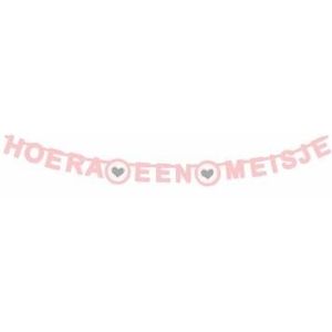 Letterguirlande - Hoera een Meisje