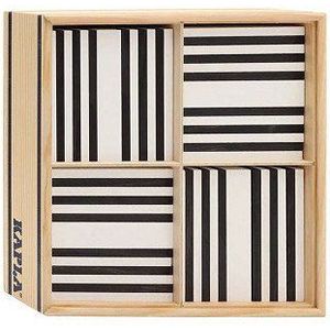 KAPLA Kist 100 Plankjes - Zwart/Wit