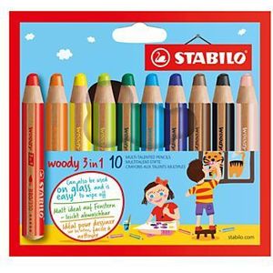 STABILO woody 3 in 1 - Multitalent potlood - Set 10 Stuks