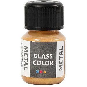 Glass Color Metal Verf - Goud, 30ml
