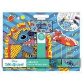 Tekenblok Lilo & Stitch met Stickers en 3 Krijtjes, 40 Vellen