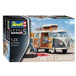 1:24 Revell 07674 VW Volkswagen T1 Camper Plastic Modelbouwpakket