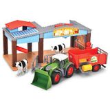 Dickie Toys Boerderij - Tractor met Trailer - 30cm - Speelgoedboerderij