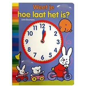 Kartonboek Weet je hoe laat het is?