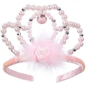 Kroon Tiara Liberty Roze - Meisjes - Kinderen - Roze