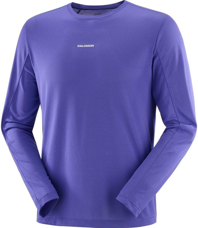 Salomon Shakeout core ls tee heren - PAARS - Heren
