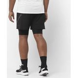 Salomon Sense 2in1 shorts men - ZWART - Heren