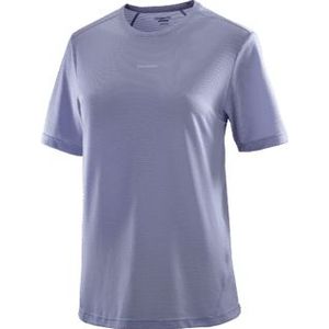 Salomon Shakeout core ss tee dames - BLAUW - Dames