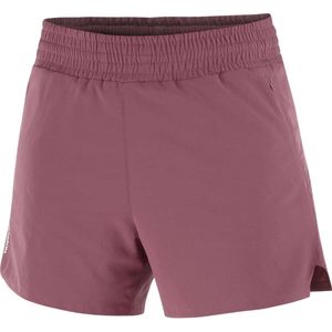 Salomon Shakeout core short 4 dames - ROOD - Dames