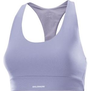 Salomon Shakeout core bra - BLAUW - Dames