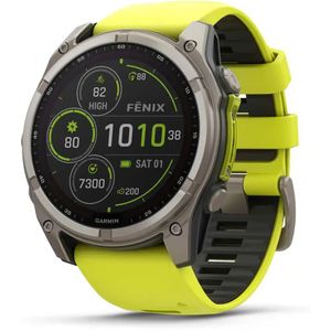 Garmin Fenix 8 - 51mm solar - GEEL - Unisex