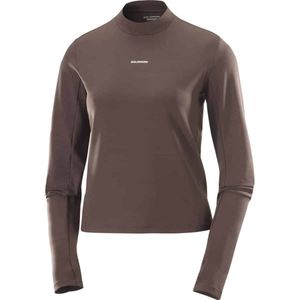 Salomon Shakeout bliss ls tee dames - BRUIN - Dames