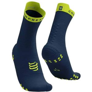 Compressport Pro racing socks v4.0 run high - BLAUW - Unisex