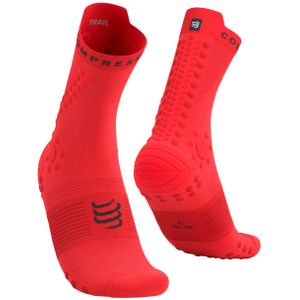 Compressport Pro racing socks v4.0 trail - ROOD - Unisex