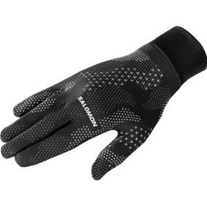 Salomon Cross warm glove u - ZWART - Unisex