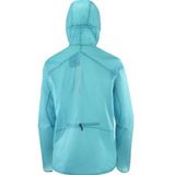 Salomon Sense aero wind jacket dames - BLAUW - Dames