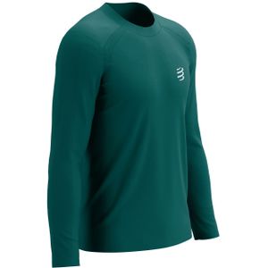 Compressport Performance ls tshirt heren - GROEN - Heren