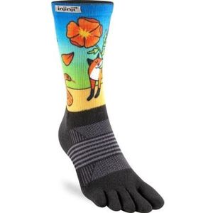 Injinji Artist Designed Sunny San Diego Women Crew - Multi - Dames