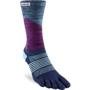 Injinji Womens trail midweight crew - Multi - Dames