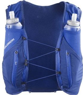 Salomon Adv skin 12 with flasks - BLAUW - Unisex