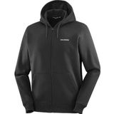 Salomon Fz hoodie salomon logo heren - ZWART - Heren