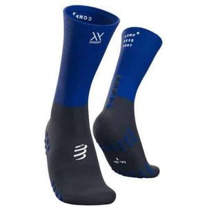 Compressport Mid compression socks Blauw - Multi - Unisex